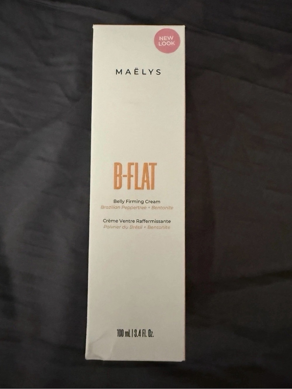 NEW MAËLYS B-FLAT Belly Firming Cream Full Size 3.4 oz NIB
